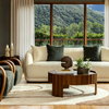 Cadwell Coffee Table Brown, by Dovetail, 35.43" width x 15.5" height x 35.43" depth thumbnail 4