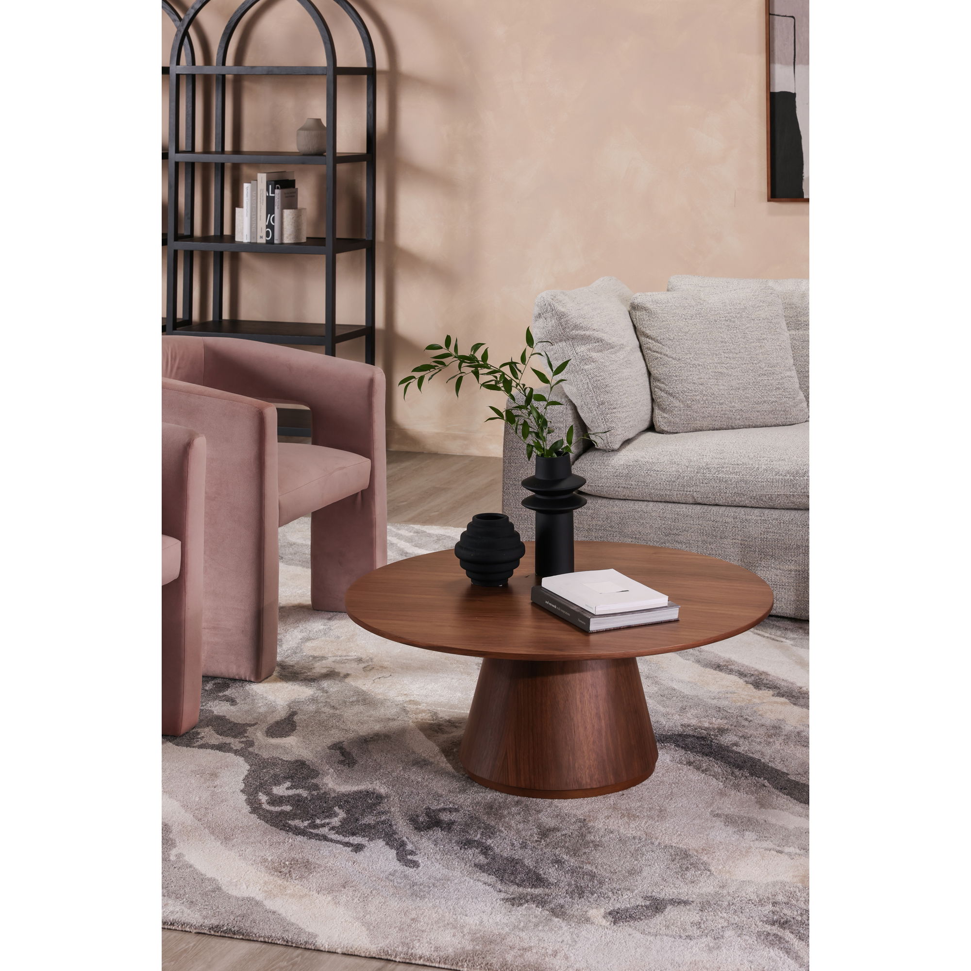Otago Coffee Table Walnut Brown large image 