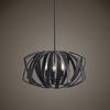 Thales Black Geometric 3 Light Pendant thumbnail 3