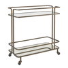 Erivo Bronze Bar Cart, Bar Carts & Cabinet by Uttermost, 34" width x 32" height x 16" depth thumbnail 6