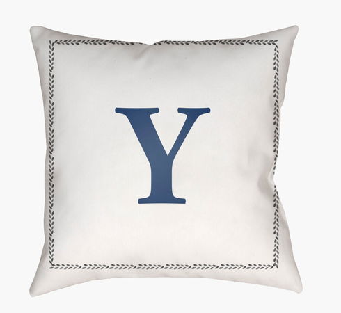Initials Accent Pillow