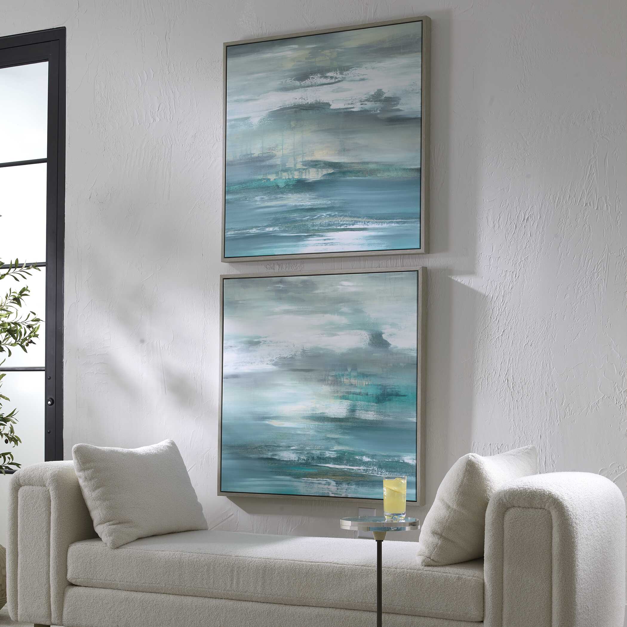 Tranquil State Of Mind Framed Canvases, S/2 large image 