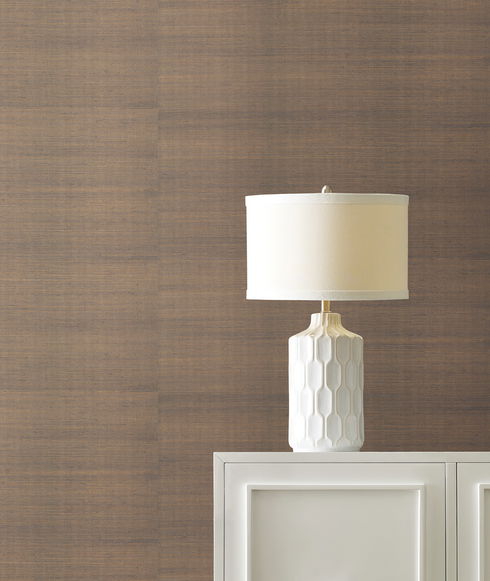 Maguey Sisal Graphite Wallpaper