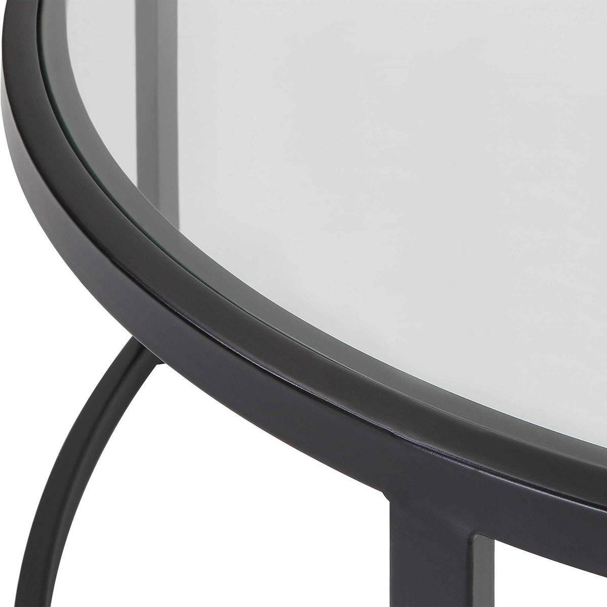 Rhea Black Nesting Coffee Tables Set/2, by Uttermost, 3'6" width x 1'6" height x 3'6" depth View 8
