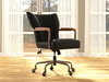 Parker Office Chair, Onyx Black, Seating by Sarreid, 25" length x 28" width x 38" height thumbnail 13