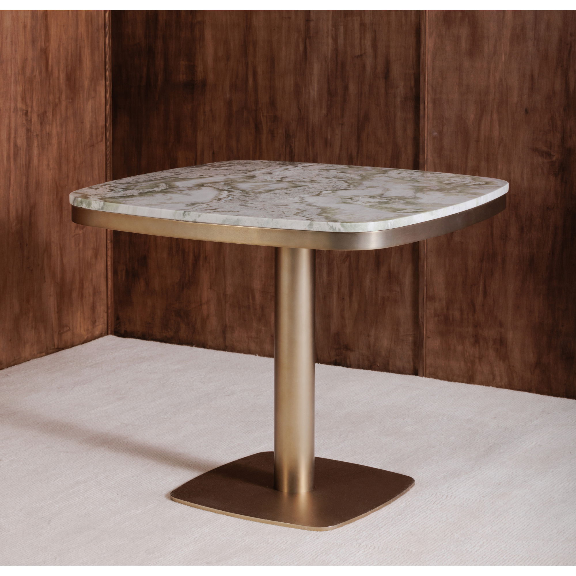 Celeste Cafe Table Green Onyx Marble, Coffee Table by Moe's Home, 36" width x 30" height x 36" depth View 11