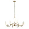 Corella 8 Light Chandelier, Pendant by Uttermost, 23" height x 40" diameter thumbnail 8