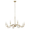 Corella 8 Light Chandelier, Pendant by Uttermost, 23" height x 40" diameter thumbnail 8