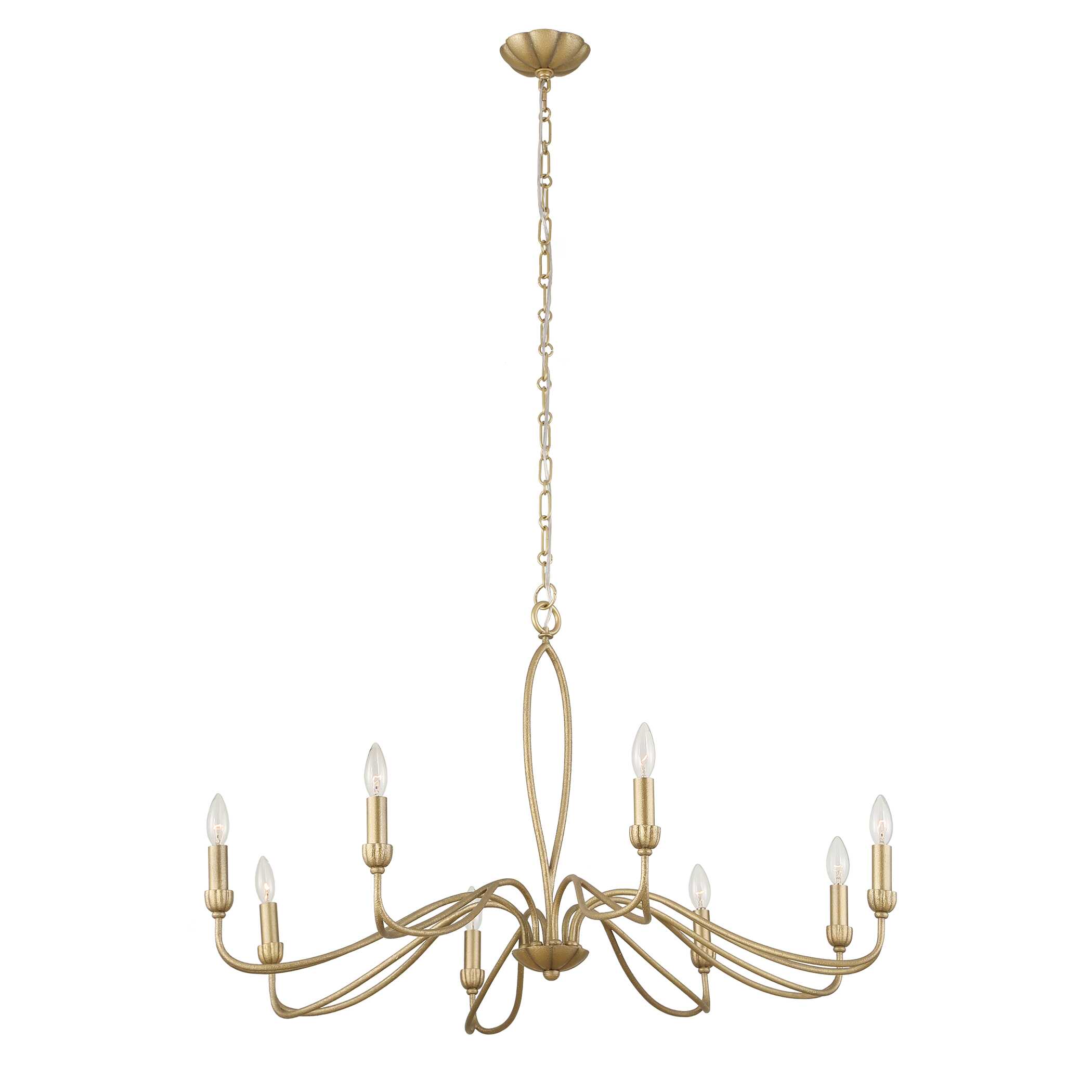 Corella 8 Light Chandelier large image 