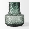 Jolene Short Green Glass Vase thumbnail 4