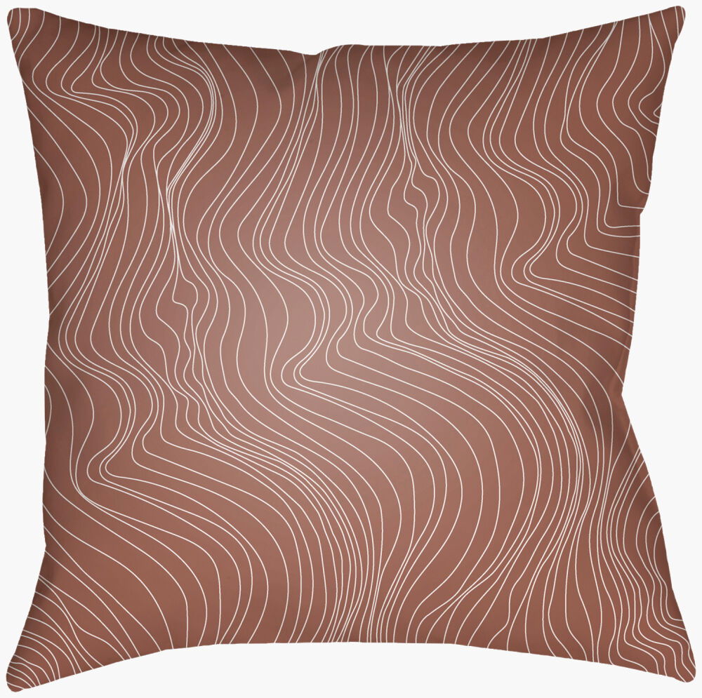 Modern Lines Accent Pillow, Decorative Pillow by Surya, 18" length x 18" width
