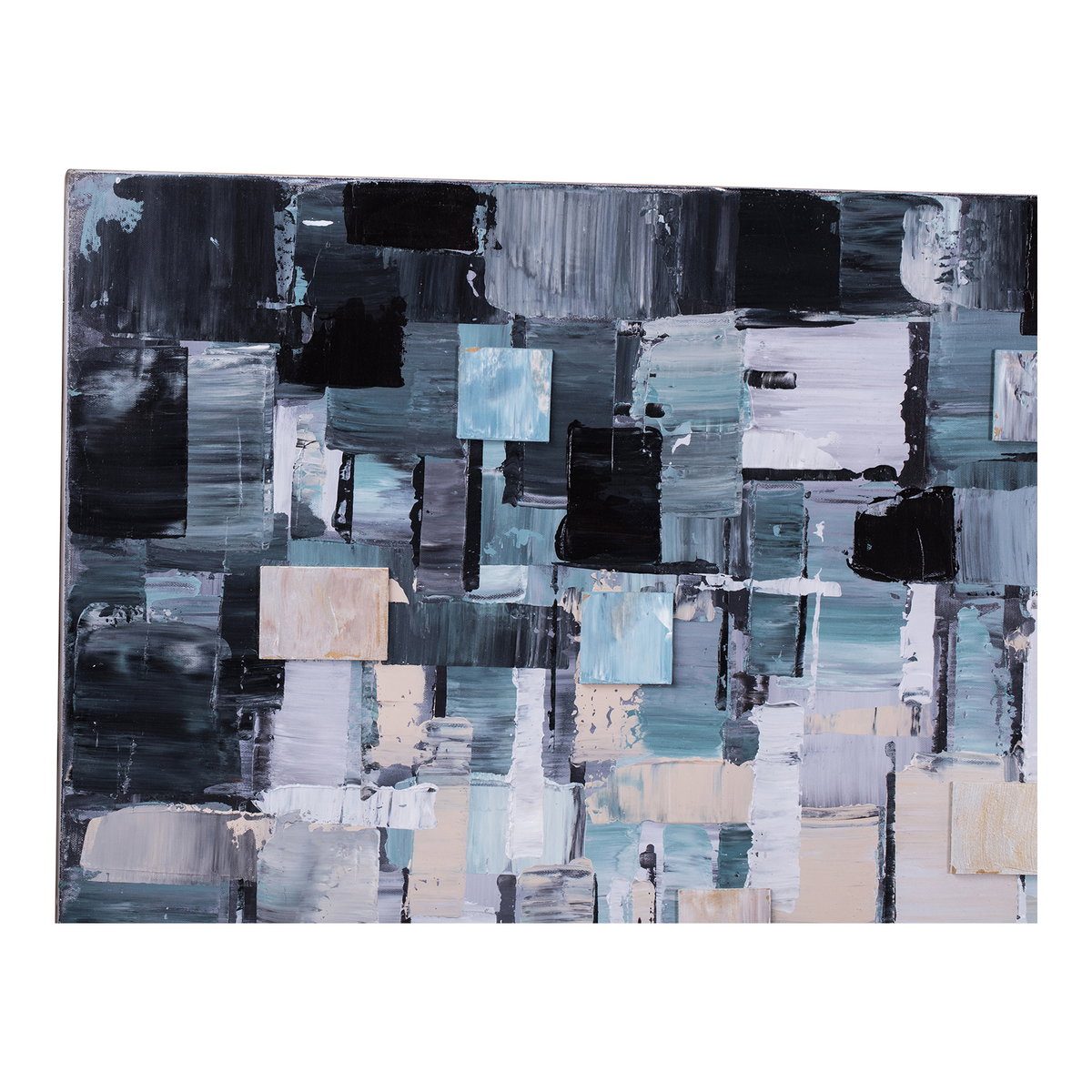 Segments Wall Decor, Painting by Moe's Home, 28" width x 55" height x 1.5" depth View 3