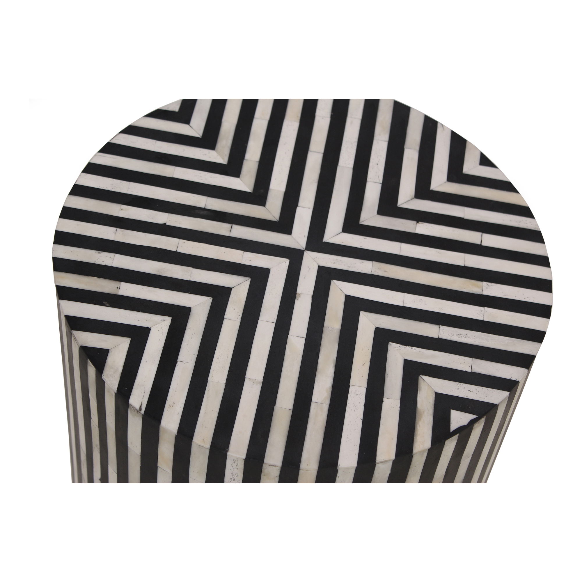 Chameau Side Table Black, Side & End Table by Moe's Home, 15" width x 18" height x 15" depth View 3