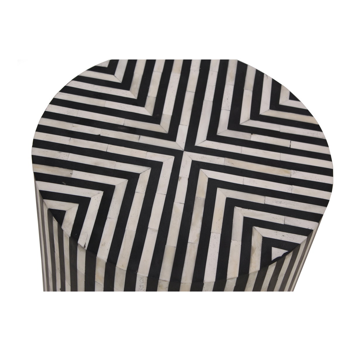 Chameau Side Table Black, Side & End Table by Moe's Home, 15" width x 18" height x 15" depth View 3