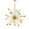 Edisonna II (38'D) Gold Sputnik Twenty Bulb Chandelier, by Mercana, 38" length x 38" width x 38" height thumbnail 1
