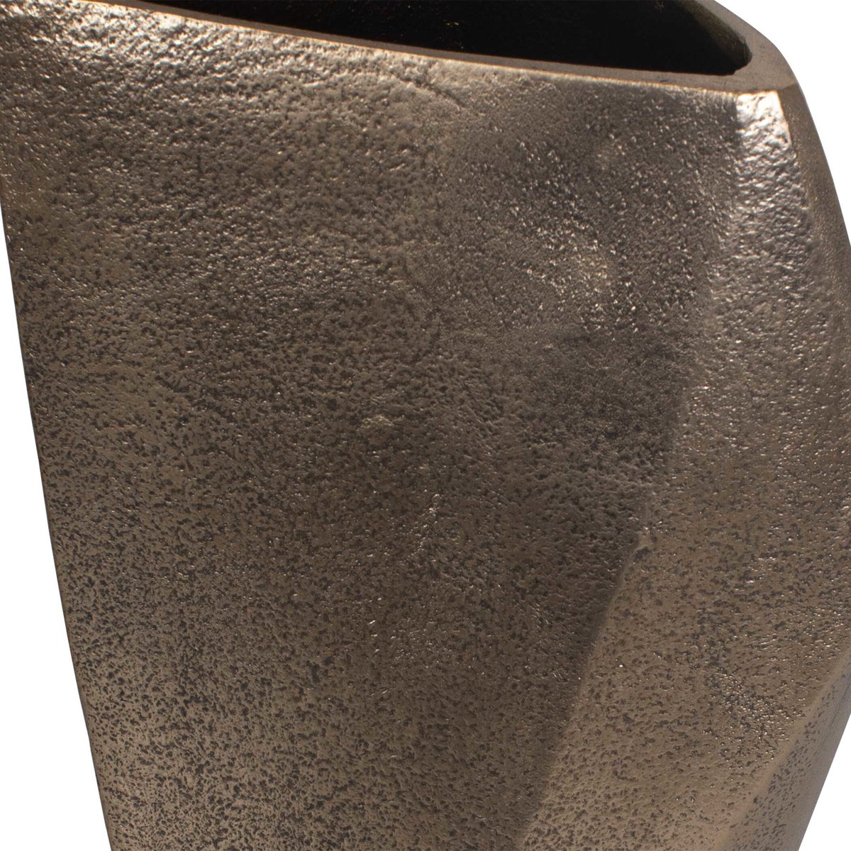 GeoForm Indoor-Outdoor Brass Vases Set/2, Decorative by Uttermost, 9.5" width x 17.5" height x 6.12" depth View 4
