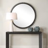 Corona Modern Round Mirror, by Uttermost, 4'2" width x 4'2" height x 3" depth thumbnail 2