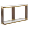 Ryles Glass Console Table, by Uttermost, 55.25" width x 31.75" height x 13.5" depth thumbnail 4