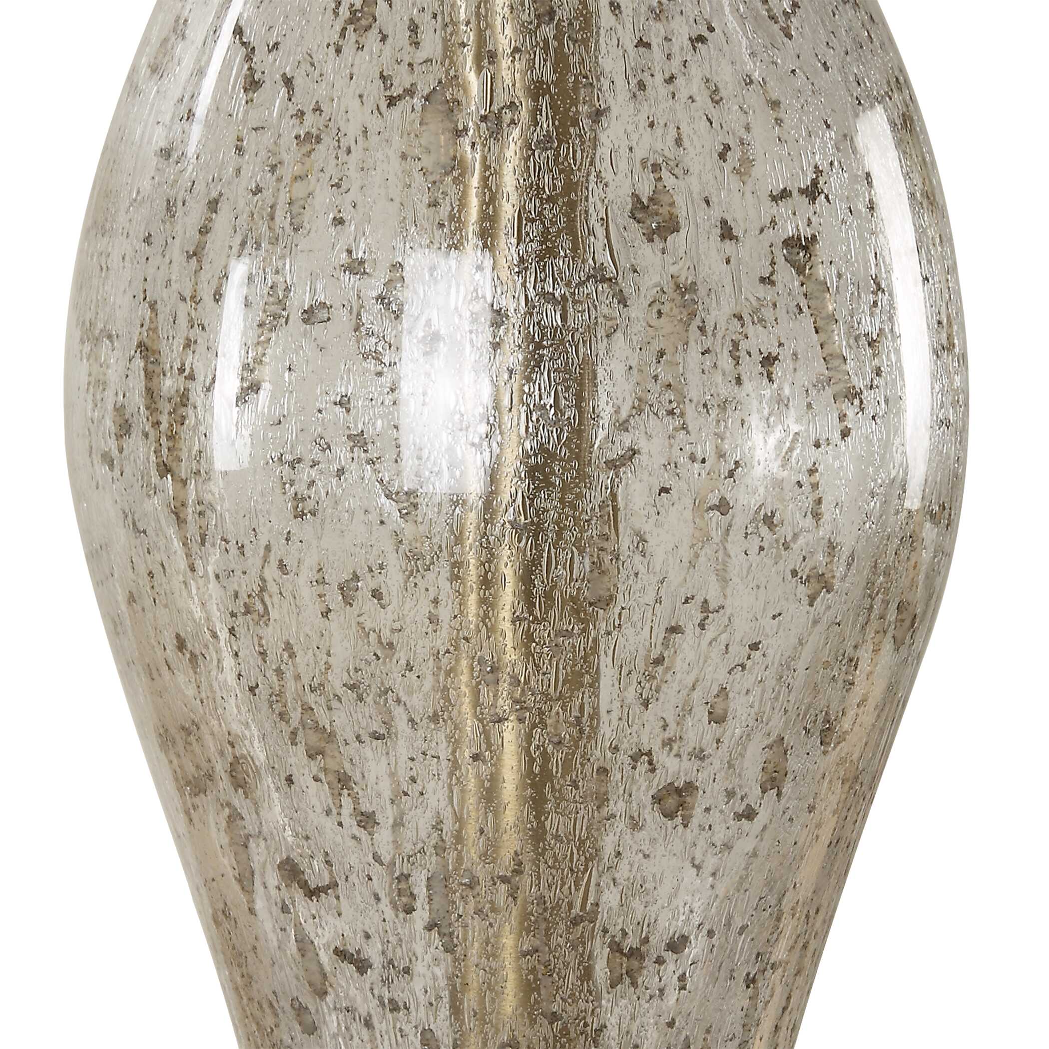 Out Of Time Seeded Glass Table Lamp, by Uttermost, 16" width x 29.75" height x 16" depth View 8