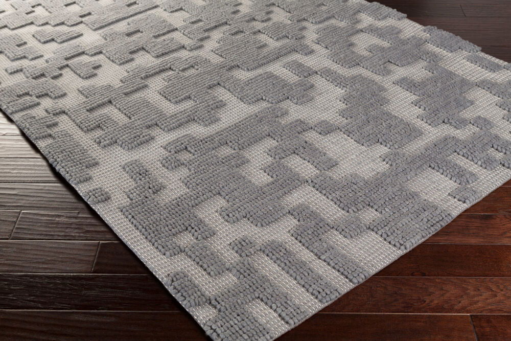 Stencil Handmade Rug large image 