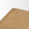 Tino Light Brown Oak Wood with 4 Drawers Desk, by Mercana, 55.12" length x 26.77" width x 29.92" height thumbnail 9