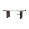 Ledger 84'L x 38'W Trestle Dining Table | Modern | Brown Wood | Seats 8, by Mercana, 84" length x 38" width x 30" height thumbnail 1