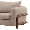 Esai Sofa Sand, Sofas & Sectional by Dovetail, 94.88" width x 32.87" height x 38.75" depth thumbnail 7