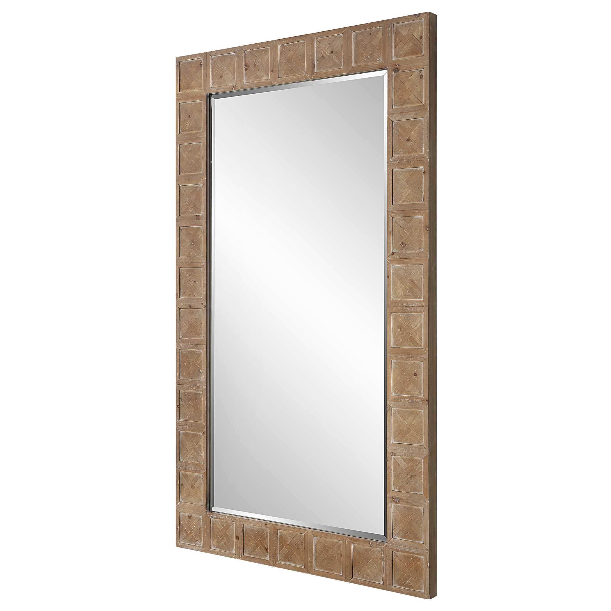 Ranahan Rustic Farmhouse Mirror, by Uttermost, 42" width x 72" height x 2" depth View 5
