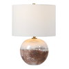 Durango Terracotta Accent Lamp, Table Lamp by Uttermost, 13" width x 18" height x 13" depth thumbnail 1