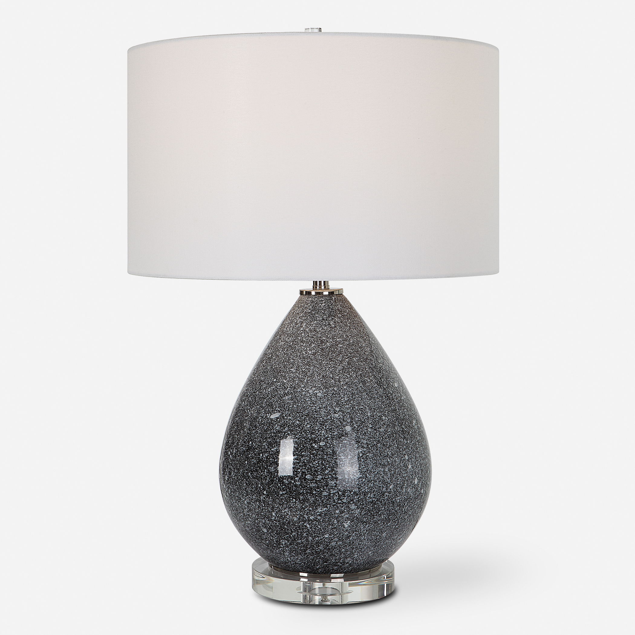Nebula Speckled Glaze Table Lamp large image 