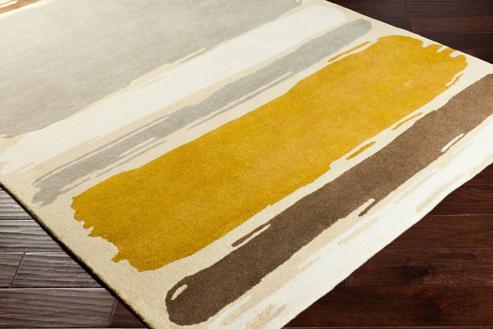 Sanderson Handmade Rug, by Surya, 1'6" length x 1'6" width