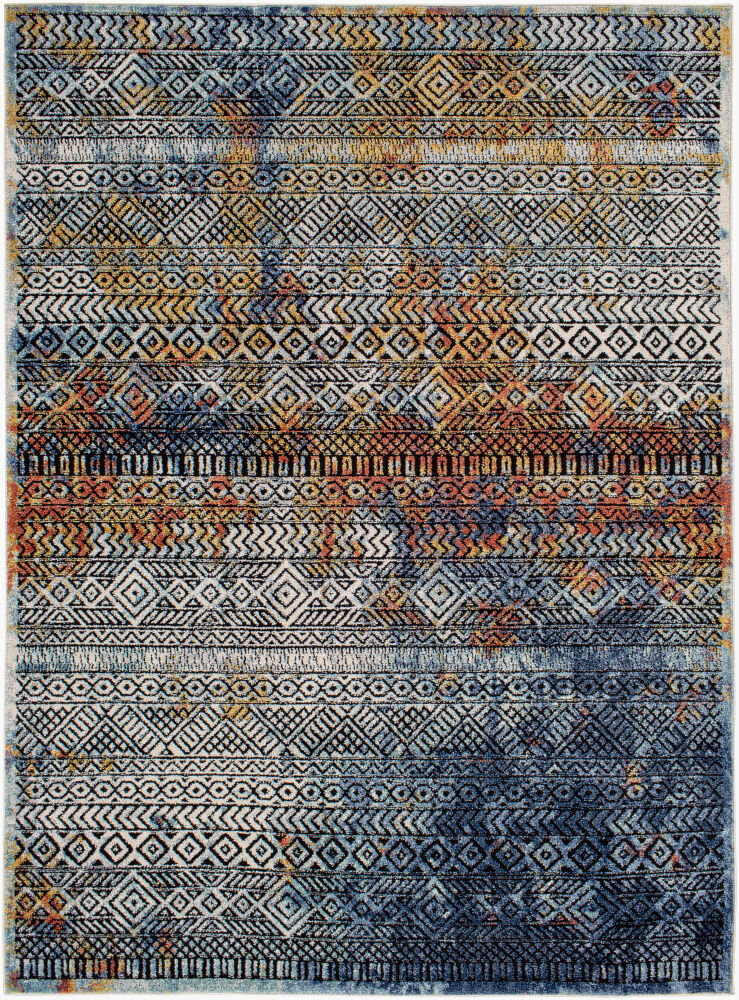 Ella Machine Woven Rug, by Surya, 1'3.75" length x 1'3.75" width