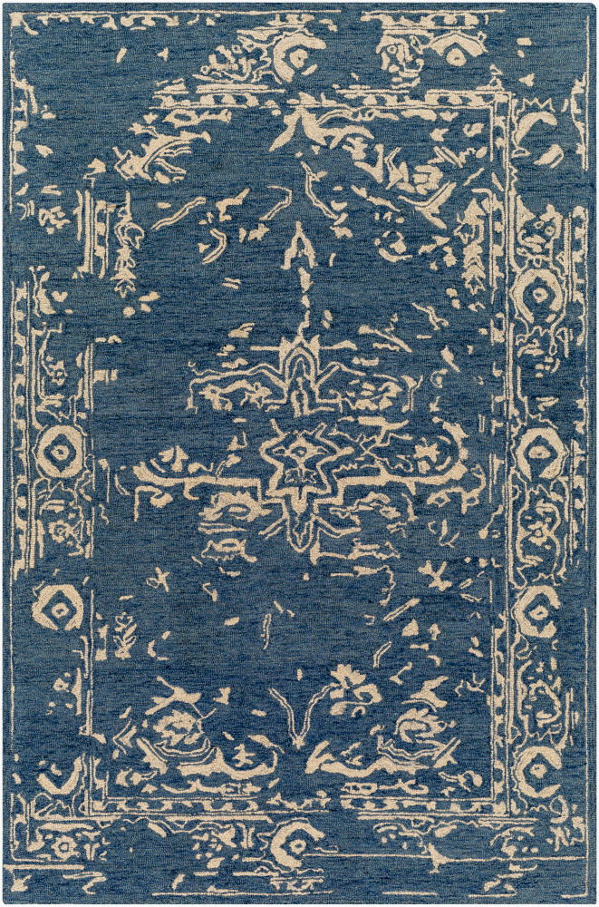 Granada Handmade Rug, by Surya, 1'6" length x 1'6" width