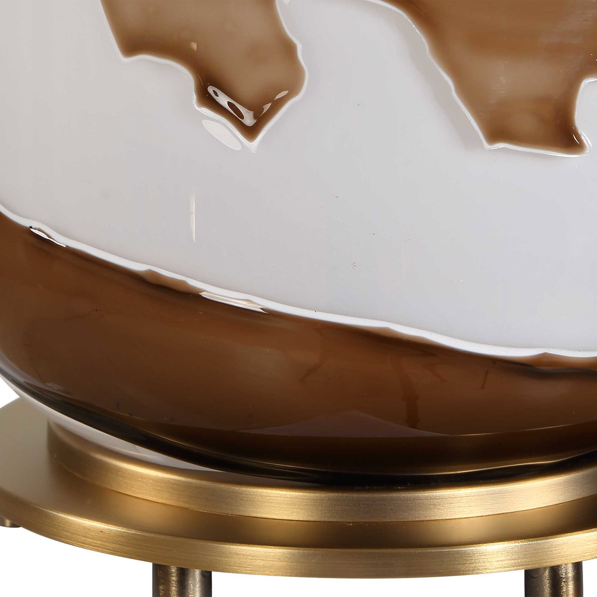 Ararat Swirl Table Lamp, by Uttermost, 15" width x 24" height x 15" depth View 6
