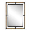 Melville Iron & Rope Mirror, by Uttermost, 28" width x 38" height x 1.5" depth thumbnail 1