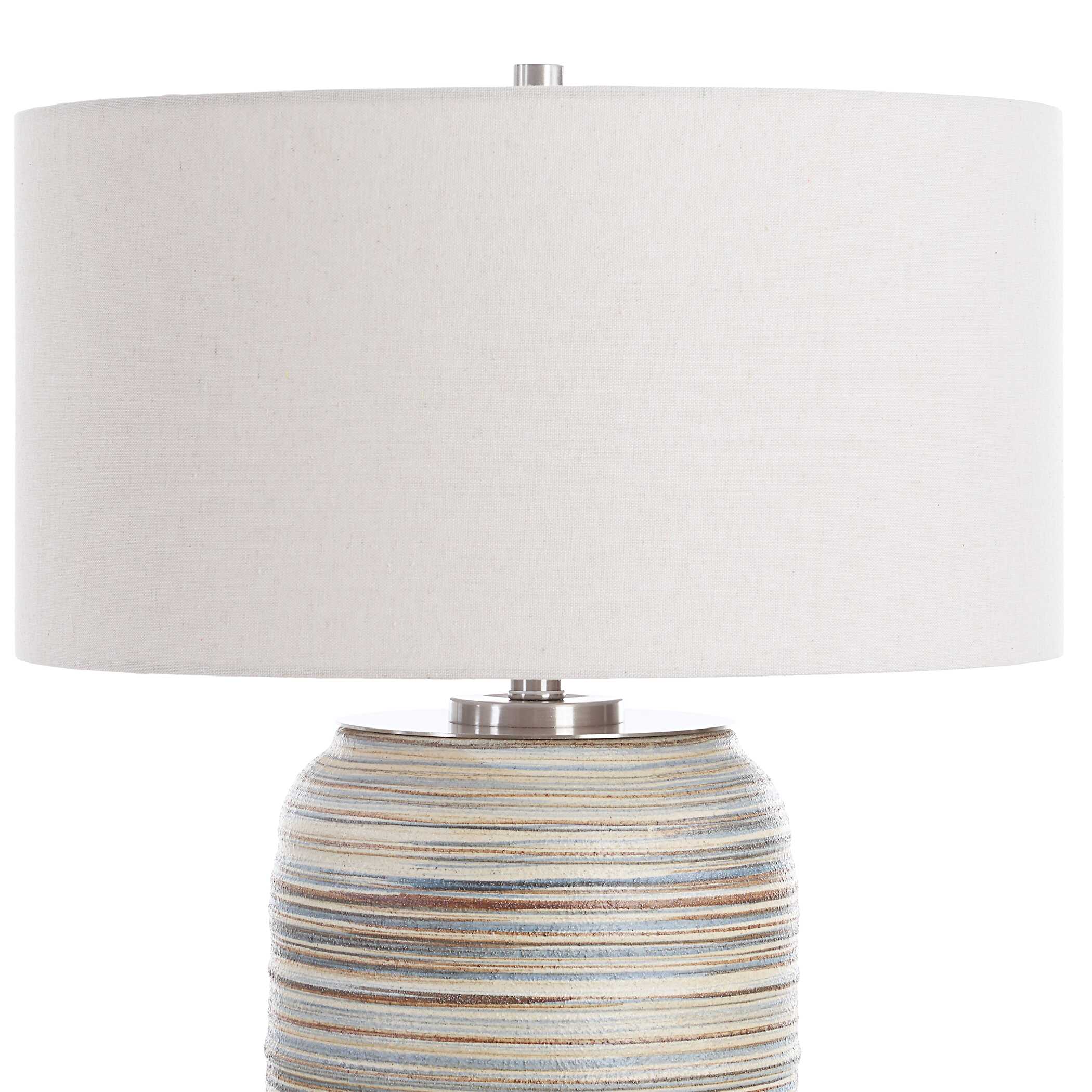 Prospect Ceramic Large Table Lamp, by Uttermost, 19.5" width x 27" height x 19.5" depth View 6