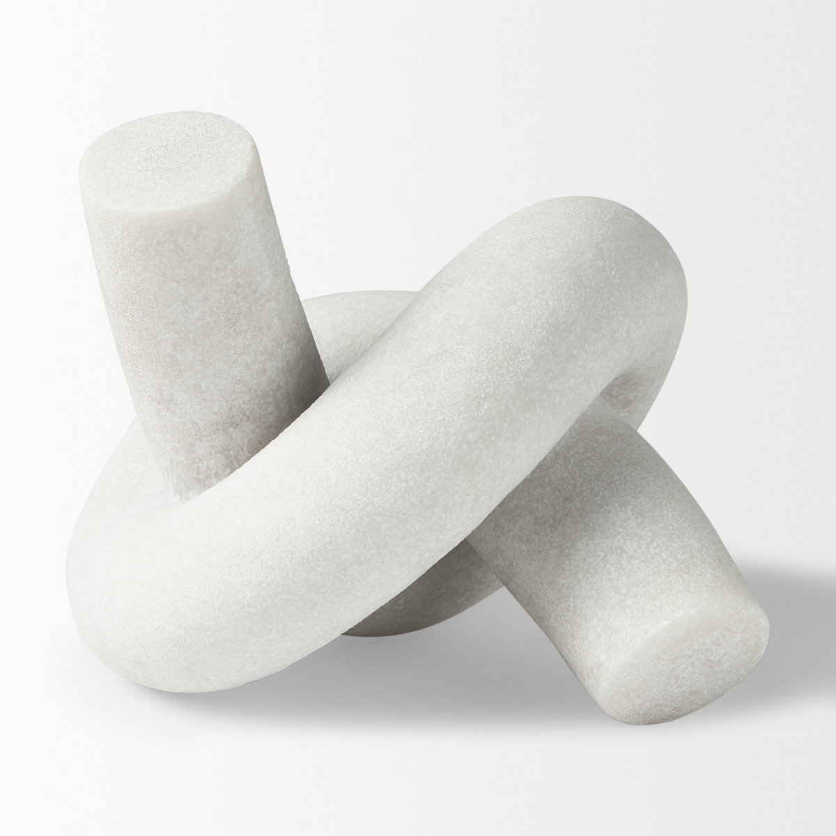 Otto Granite Resin Small Knot Sculpture Decorative Object, by Mercana, 7.99" length x 7.01" width x 5" height View 5