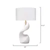 Cobra Ricestone Table Lamp with Linen Shade, by Jamie Young, 19" width x 33" height x 19" depth thumbnail 4