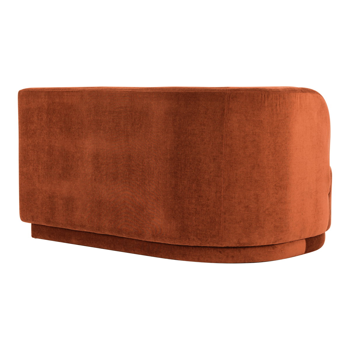 Yoon Chaise Right Fired Rust, Chaise Lounges & Daybed by Moe's Home, 59.5" width x 32.25" height x 46" depth View 4