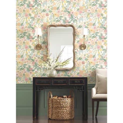 Garden Party Pastel Wallpaper