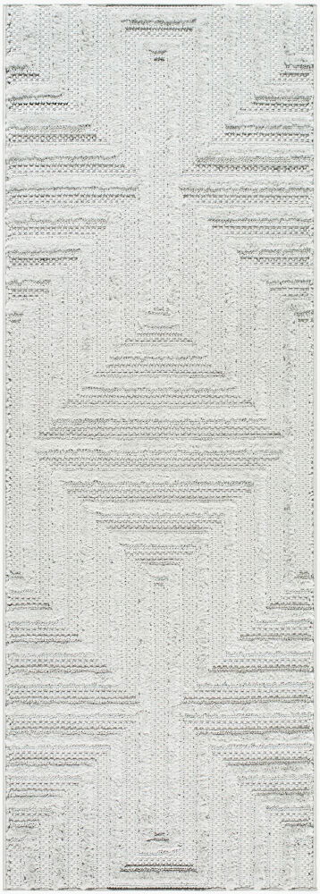 West Palm Machine Woven Rug, by Surya, 7'2.61" length x 2'7.5" width