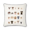 Rifle Paper Co. x Loloi No Name Pillow, Decorative Pillow, 22" length x 22" width thumbnail