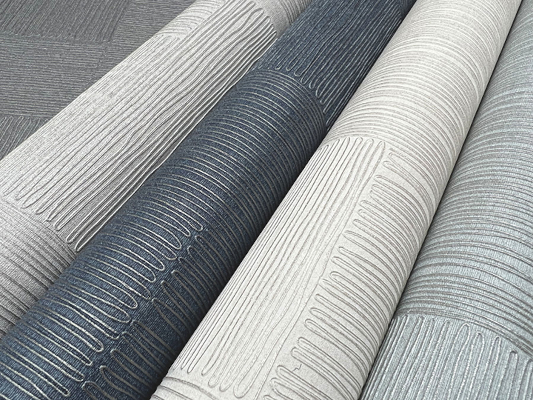 Contour Grey Wallpaper large image 