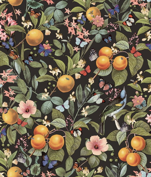 Citrus Green Peel & Stick Wallpaper