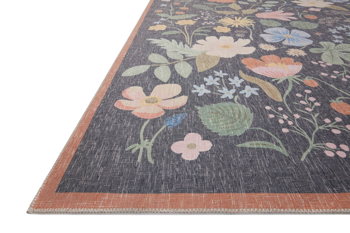 Rifle Paper Co. x Loloi Cotswolds Rug, 1'6" length x 1'6" width View 2