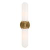 Wellsville 2 Lt Brass Sconce, by Uttermost, 22" width x 5" height x 4.37" depth thumbnail 7