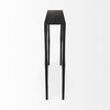 Timothy  48.0 X 8.0 X 30.0 Ebony Black Iron Console Table, by Mercana, 48" length x 8" width x 30" height thumbnail 5
