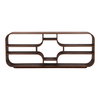 Gaetan Bookcase Brown 79', Shelving & Bookcase by Dovetail, 78.74" width x 31.5" height x 15.75" depth thumbnail 2