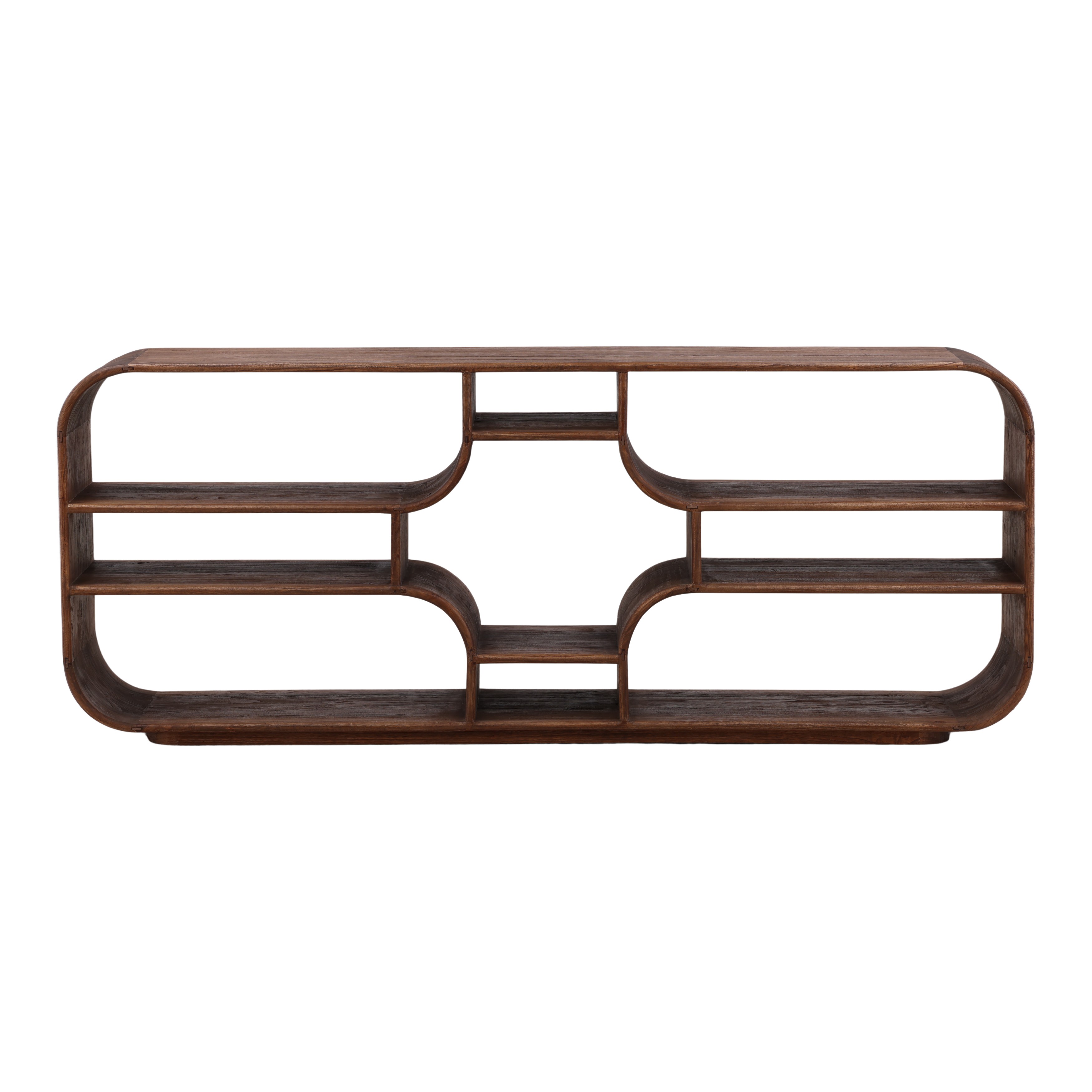 Gaetan Bookcase Brown 79' large image 