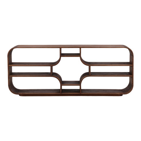 Gaetan Bookcase Brown 79"